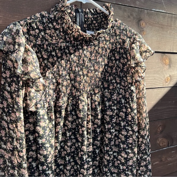 Mango Floral Print Dress Size 18 - Picture 5 of 8